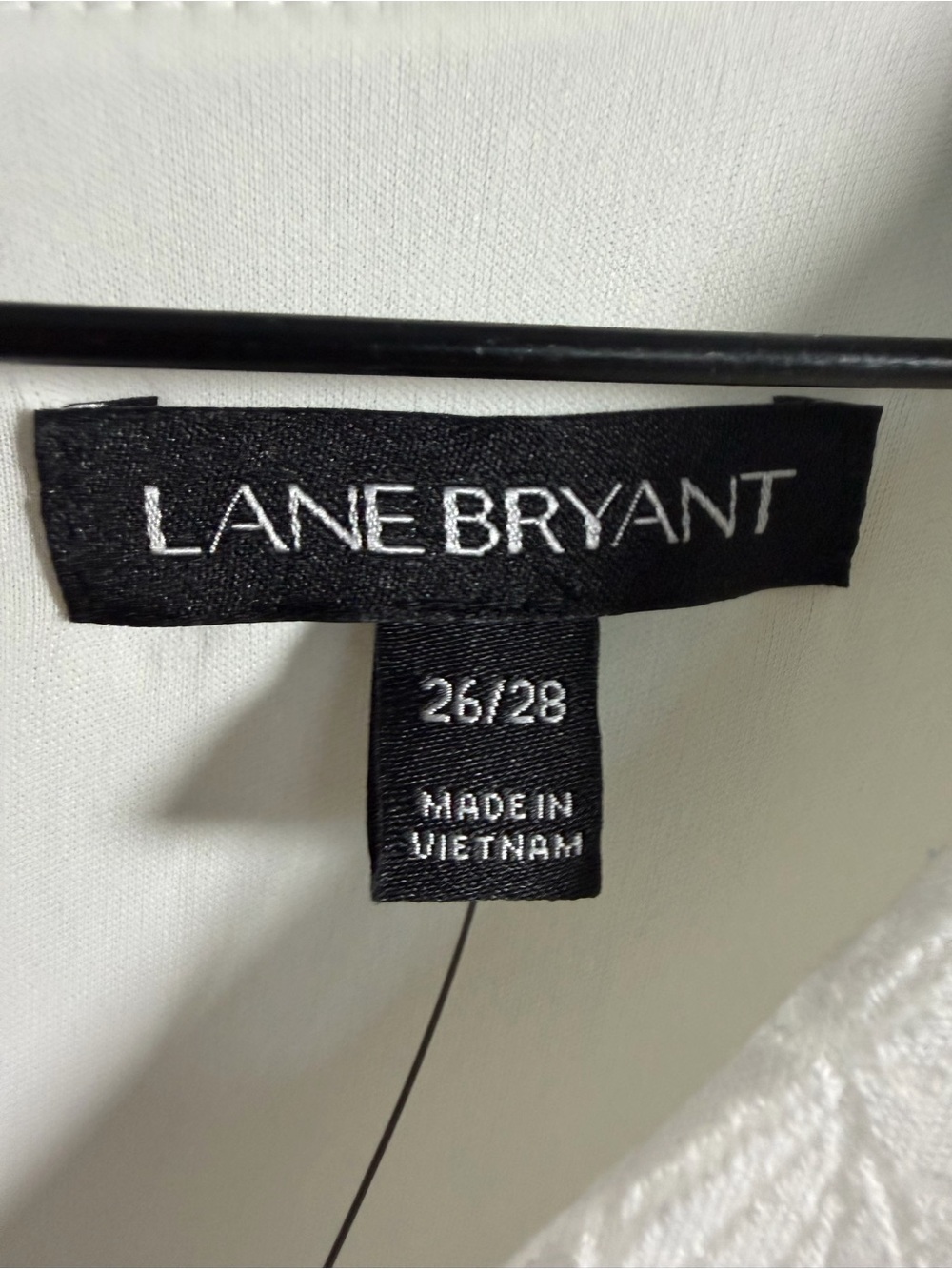 Lane Bryant White Lace V-Neck Maxi Dress with Tie Waist 26/28 - Picture 12 of 12